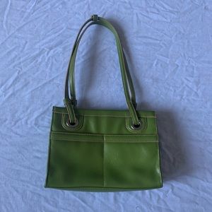 Green hand bag purse